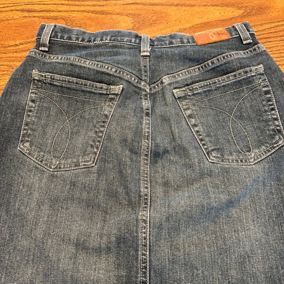 Jean skirt, 1970's mini skirt, size 2. - Picture 7 of 8